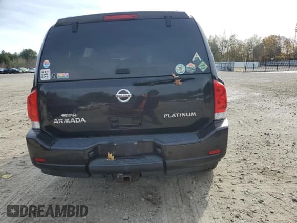 ✅ 2012 Nissan Armada Platinum • VIN: 5N1AA0NE2CN604674 • Lot: 92169435. Wystawiony na Copart z przebiegiem 221 534 mil. Bezpłatny archiwum sprzedaży aukcyjnych z USA i szczegółowy raport historii pojazdu na DreamBid. Zdjęcie 6.