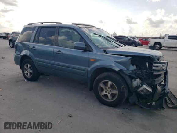 ✅ 2007 Honda Pilot EX-L • VIN: 5FNYF285X7B035458 • Lot: 60078045. Listed on Copart with 285,663 mi. Free auction sales archive from the USA and detailed vehicle history report at DreamBid. Image 4.