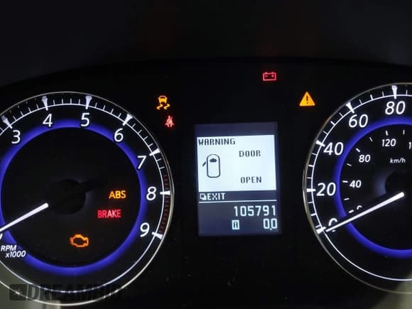 ✅ 2011 Infiniti EX Journey • VIN: JN1AJ0HPXBM802041 • Lot: 42269295. Listed on IAAI with 105,791 mi. Free auction sales archive from the USA and detailed vehicle history report at DreamBid. Image 7.