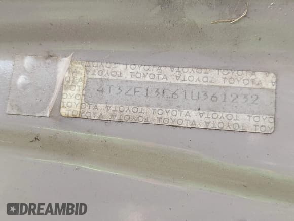 ✅ 2001 Toyota Sienna LE • VIN: 4T3ZF13C61U361232 • Lot: 43498432. Wystawiony na IAAI z przebiegiem 260 455 mil. Bezpłatny archiwum sprzedaży aukcyjnych z USA i szczegółowy raport historii pojazdu na DreamBid. Zdjęcie 9.