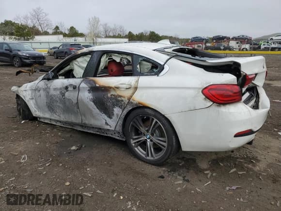 ✅ 2018 BMW 4 Series 440i • VIN: WBA4J5C50JBF07540 • Lot: 54160685. Wystawiony na Copart z przebiegiem Nie podano. Bezpłatny archiwum sprzedaży aukcyjnych z USA i szczegółowy raport historii pojazdu na DreamBid. Zdjęcie 2.