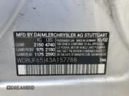 ✅ 2003 Mercedes-Benz E 320 • VIN: WDBUF65J43A157788 • Лот: 54527145. Опубликован ранее на Copart с пробегом 174 892 миль. Бесплатный доступ к архиву аукционных продаж из США и подробный отчёт об истории автомобиля на DreamBid. Изображение 12.