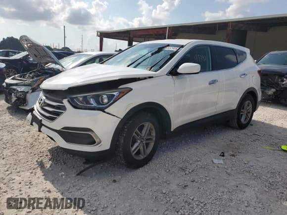 ✅ 2018 Hyundai Santa Fe 2.4L • VIN: 5NMZTDLB2JH061323 • Лот: 65529083. Опубликован ранее на Copart с пробегом 47 391 миль. Бесплатный доступ к архиву аукционных продаж из США и подробный отчёт об истории автомобиля на DreamBid. Изображение 1.