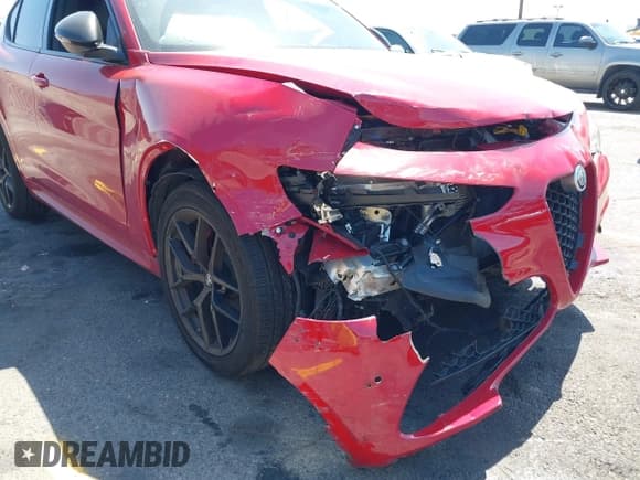 ✅ 2020 Alfa Romeo Stelvio Ti • VIN: ZASPAKBN5L7C73874 • Lot: 41996616. Listed on IAAI with Not provided. Free auction sales archive from the USA and detailed vehicle history report at DreamBid. Image 6.