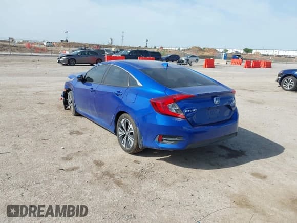 ✅ 2017 Honda Civic EX-L • VIN: 19XFC1F78HE013884 • Lot: 42019953. Listed on IAAI with 50,132 mi. Free auction sales archive from the USA and detailed vehicle history report at DreamBid. Image 3.