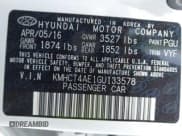 ✅ 2016 Hyundai Accent SE • VIN: KMHCT4AE1GU133578 • Lot: 42111547. Wystawiony na IAAI z przebiegiem 110 590 mil. Bezpłatny archiwum sprzedaży aukcyjnych z USA i szczegółowy raport historii pojazdu na DreamBid. Zdjęcie 9.