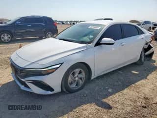 2024 Hyundai Elantra SE with VIN KMHLL4DG3RU683297, listed as a Copart auction lot 80166605 with 15,645 mi miles and Salvage title. Bid and sale history available at DreamBid. Image 1.