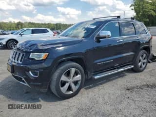 ✅ 2016 Jeep Grand Cherokee Overland • VIN: 1C4RJFCM9GC302353 • Лот: 58789604. Опубликован ранее на Copart с пробегом 87 826 миль. Бесплатный доступ к архиву аукционных продаж из США и подробный отчёт об истории автомобиля на DreamBid. Изображение 1.