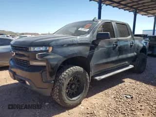2021 Chevrolet Silverado 1500 RST with VIN 1GCUYEED9MZ187419, listed as a Copart auction lot 84976045 with 59,217 mi miles and Salvage title. Bid and sale history available at DreamBid. Image 1.