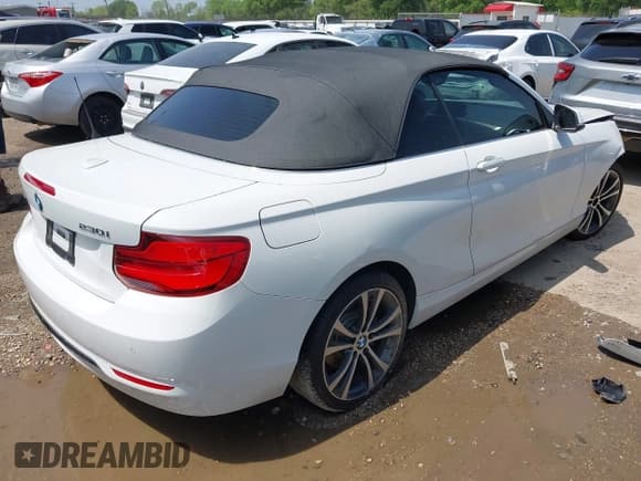 ✅ 2019 BMW 2 Series 230i • VIN: WBA2M7C56KVD52017 • Lot: 41922976. Wystawiony na IAAI z przebiegiem 42 194 mil. Bezpłatny archiwum sprzedaży aukcyjnych z USA i szczegółowy raport historii pojazdu na DreamBid. Zdjęcie 4.