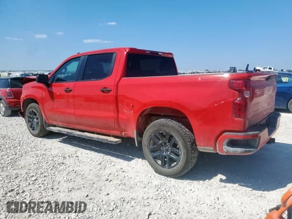 ✅ 2024 Chevrolet Silverado 1500 Custom • VIN: 1GCPABEK9RZ319214 • Лот: 81833495. Опубликован ранее на Copart с пробегом 13 187 миль. Бесплатный доступ к архиву аукционных продаж из США и подробный отчёт об истории автомобиля на DreamBid. Изображение 2.