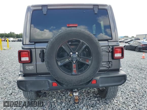 ✅ 2021 Jeep Wrangler Unlimited Sahara • VIN: 1C4HJXEG2MW729537 • Lot: 57131645. Listed on Copart with 49,179 mi. Free auction sales archive from the USA and detailed vehicle history report at DreamBid. Image 6.