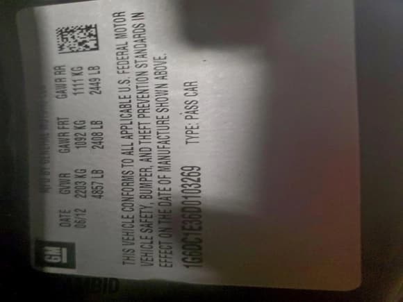 ✅ 2013 Cadillac CTS • VIN: 1G6DC1E36D0103269 • Лот: 96125705. Опубликован ранее на Copart с пробегом 183 700 миль. Бесплатный доступ к архиву аукционных продаж из США и подробный отчёт об истории автомобиля на DreamBid. Изображение 12.