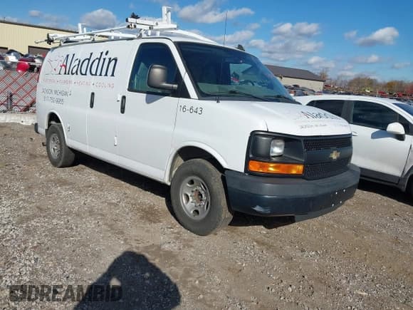✅ 2016 Chevrolet Express Cargo • VIN: 1GCWGAFF7G1170643 • Lot: 43608209. Listed on IAAI with 120,872 mi. Free auction sales archive from the USA and detailed vehicle history report at DreamBid. Image 1.
