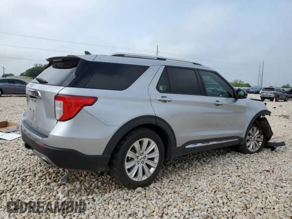 2022 Ford Explorer Limited with VIN 1FMSK7FH9NGA35042, listed as a Copart auction lot 54473155 with 75,147 mi miles and Salvage title. Bid and sale history available at DreamBid. Image 3.