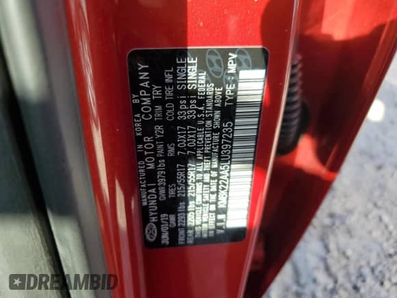 2020 Hyundai Kona SEL с VIN KM8K22AA5LU397235, выставлен на аукционе Copart как лот 68986702 с пробегом 22 597 миль миль и . История ставок и продаж доступна на DreamBid. Изображение 12.