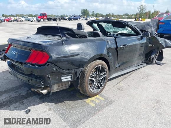✅ 2020 Ford Mustang GT Premium • VIN: 1FATP8FF4L5119301 • Lot: 40745931. Listed on IAAI with Not provided. Free auction sales archive from the USA and detailed vehicle history report at DreamBid. Image 4.