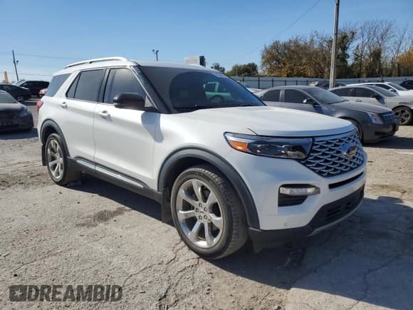 ✅ 2020 Ford Explorer Platinum • VIN: 1FM5K8HC9LGD05436 • Лот: 91837605. Опубликован ранее на Copart с пробегом 66 678 миль. Бесплатный доступ к архиву аукционных продаж из США и подробный отчёт об истории автомобиля на DreamBid. Изображение 4.