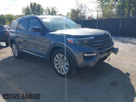 ✅ 2022 Ford Explorer King Ranch • VIN: 1FM5K8LC8NGB06954 • Лот: 43407440. Опубликован ранее на IAAI с пробегом 65 766 миль. Бесплатный доступ к архиву аукционных продаж из США и подробный отчёт об истории автомобиля на DreamBid. Изображение 1.