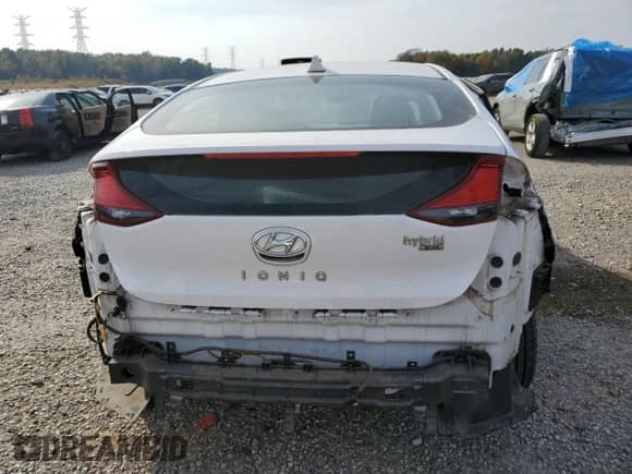 2018 Hyundai Ioniq Blue z VIN KMHC65LC7JU077968, wystawiony jako Copart lot #77628534 z przebiegiem 61 031 mil mil oraz Szkoda całkowita • Salvage title. Historia ofert i sprzedaży dostępna na DreamBid. Obrazek 6.