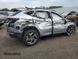 2022 Hyundai Tucson Limited with VIN 5NMJECAE1NH148845, listed as a Copart auction lot 82090595 with 51,181 mi miles and Salvage title. Bid and sale history available at DreamBid. Image 3.