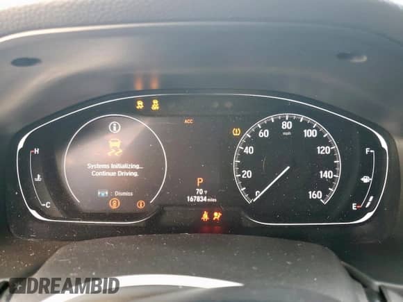 2018 Honda Accord EX-L with VIN 1HGCV2F54JA019371, listed as a Copart auction lot 81878455 with 167,834 mi miles and Salvage title. Bid and sale history available at DreamBid. Image 9.