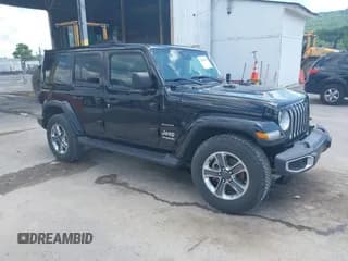 ✅ 2021 Jeep Wrangler Unlimited Sahara • VIN: 1C4HJXEN4MW610287 • Lot: 42538525. Listed on IAAI with 24,861 mi. Free auction sales archive from the USA and detailed vehicle history report at DreamBid. Image 1.