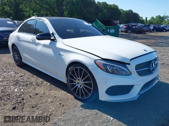 ✅ 2017 Mercedes-Benz C 43 AMG • VIN: 55SWF6EB6HU185222 • Lot: 42534527. Wystawiony na IAAI z przebiegiem 49 474 mil. Bezpłatny archiwum sprzedaży aukcyjnych z USA i szczegółowy raport historii pojazdu na DreamBid. Zdjęcie 1.