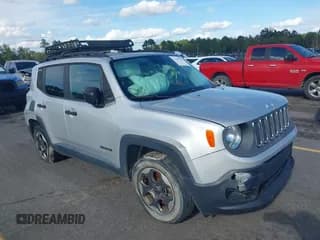 ✅ 2017 Jeep Renegade Sport • VIN: ZACCJAAB0HPG17128 • Lot: 43399126. Listed on IAAI with 80,833 mi. Free auction sales archive from the USA and detailed vehicle history report at DreamBid. Image 1.
