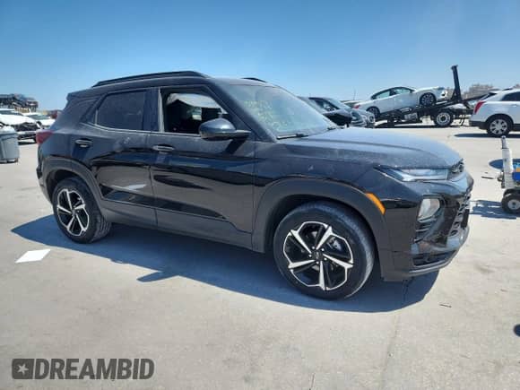 2022 Chevrolet TrailBlazer RS with VIN KL79MTSL2NB108536, listed as a Copart auction lot 71830015 with 45,341 mi miles and Salvage title. Bid and sale history available at DreamBid. Image 4.