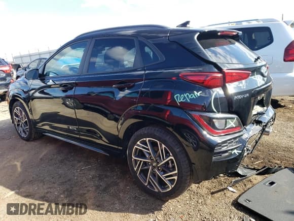 ✅ 2023 Hyundai Kona N Line • VIN: KM8K3CA3XPU006834 • Лот: 48692514. Опубликован ранее на Copart с пробегом 3 599 миль. Бесплатный доступ к архиву аукционных продаж из США и подробный отчёт об истории автомобиля на DreamBid. Изображение 2.