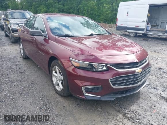 ✅ 2016 Chevrolet Malibu LS • VIN: 1G1ZB5ST8GF236255 • Lot: 42246635. Listed on IAAI with 119,942 mi. Free auction sales archive from the USA and detailed vehicle history report at DreamBid. Image 1.