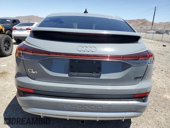 ✅ 2024 Audi Q4 e-tron Sportback Premium Plus • VIN: WA132BFZ5RP026407 • Lot: 53627444. Listed on Copart with 2,981 mi. Free auction sales archive from the USA and detailed vehicle history report at DreamBid. Image 6.