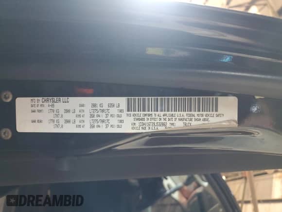 2009 Dodge 1500 SLT with VIN 1D3HV16T29J532862, listed as a Copart auction lot 82501505 with 171,783 mi miles and Clean title. Bid and sale history available at DreamBid. Image 12.