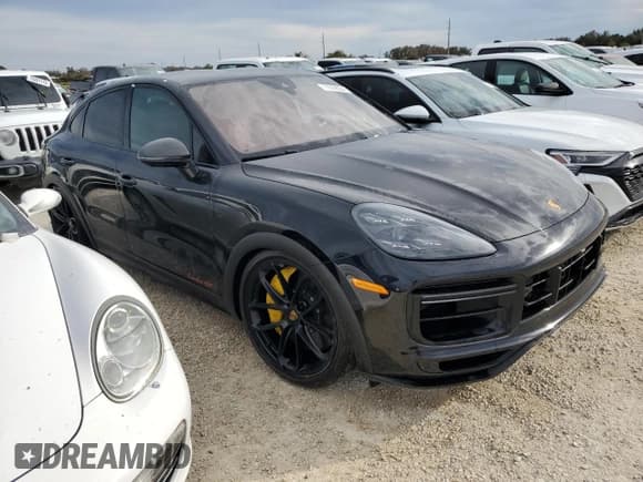 ✅ 2022 Porsche Cayenne Turbo GT • VIN: WP1BK2AY4NDA60381 • Lot: 77659554. Listed on Copart with Not provided. Free auction sales archive from the USA and detailed vehicle history report at DreamBid. Image 4.