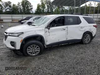 ✅ 2023 Chevrolet Traverse LT Cloth • VIN: 1GNEVGKW0PJ100080 • Lot: 67797595. Wystawiony na Copart z przebiegiem 99 271 mil. Bezpłatny archiwum sprzedaży aukcyjnych z USA i szczegółowy raport historii pojazdu na DreamBid. Zdjęcie 1.