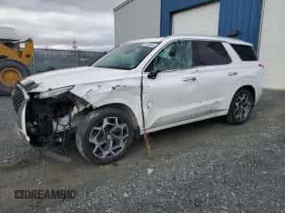2022 Hyundai Palisade Limited z VIN KM8R5DHE7NU358918, wystawiony jako Copart lot #48280055 z przebiegiem 62 795 mil mil oraz Szkoda całkowita • Salvage title. Historia ofert i sprzedaży dostępna na DreamBid. Obrazek 1.
