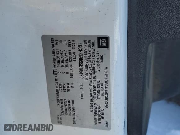 ✅ 2009 Chevrolet Silverado 2500HD LT • VIN: 1GCHK59K59E105020 • Лот: 45021435. Опубликован ранее на Copart с пробегом 280 314 миль. Бесплатный доступ к архиву аукционных продаж из США и подробный отчёт об истории автомобиля на DreamBid. Изображение 12.