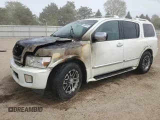 ✅ 2005 Infiniti QX56 • VIN: 5N3AA08C65N813615 • Lot: 54941415. Listed on Copart with Not provided. Free auction sales archive from the USA and detailed vehicle history report at DreamBid. Image 1.
