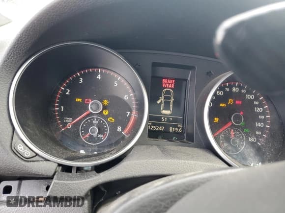 ✅ 2013 Volkswagen Golf GTI • VIN: WVWHD7AJ9DW087696 • Lot: 89800895. Listed on Copart with 125,247 mi. Free auction sales archive from the USA and detailed vehicle history report at DreamBid. Image 9.