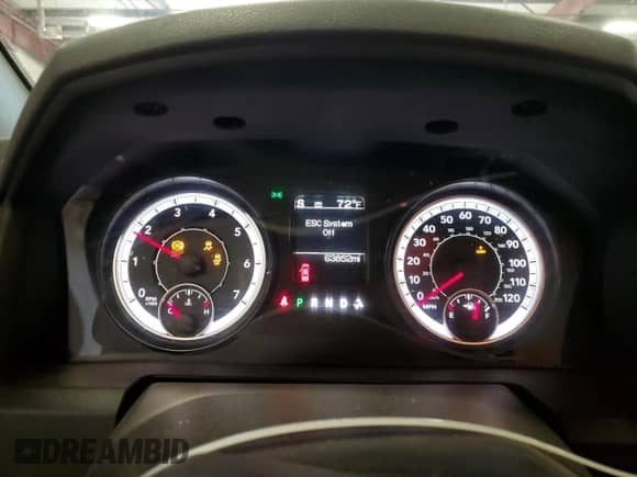 2016 Ram 1500 SLT with VIN 3C6JR7ET4GG135968, listed as a Copart auction lot 70221945 with 63,852 mi miles and Clean title. Bid and sale history available at DreamBid. Image 9.