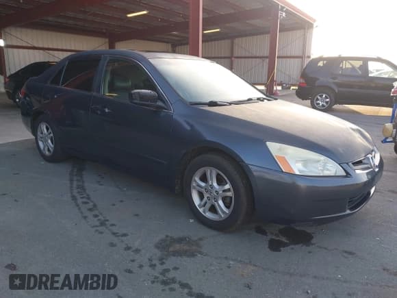 ✅ 2003 Honda Accord EX • VIN: 1HGCM66553A000129 • Lot: 43796572. Listed on IAAI with 170,560 mi. Free auction sales archive from the USA and detailed vehicle history report at DreamBid. Image 1.