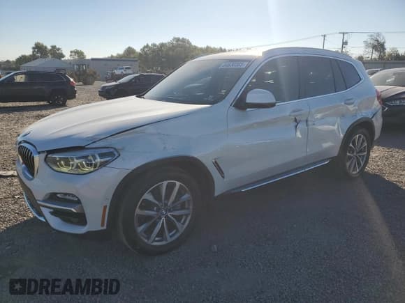 ✅ 2019 BMW X3 xDrive30i • VIN: 5UXTR9C59KLP93703 • Лот: 84630385. Опубликован ранее на Copart с пробегом 46 288 миль. Бесплатный доступ к архиву аукционных продаж из США и подробный отчёт об истории автомобиля на DreamBid. Изображение 1.