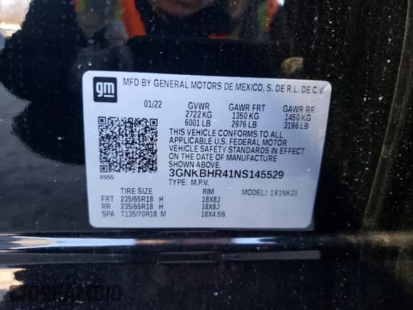 2022 Chevrolet Blazer LT с VIN 3GNKBHR41NS145529, выставлен на аукционе Copart как лот 40863173 с пробегом 9 279 миль миль и . История ставок и продаж доступна на DreamBid. Изображение 13.