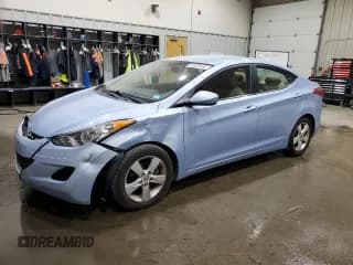 ✅ 2012 Hyundai Elantra GLS • VIN: KMHDH4AE6CU291205 • Lot: 80984485. Listed on Copart with 120,384 mi. Free auction sales archive from the USA and detailed vehicle history report at DreamBid. Image 1.