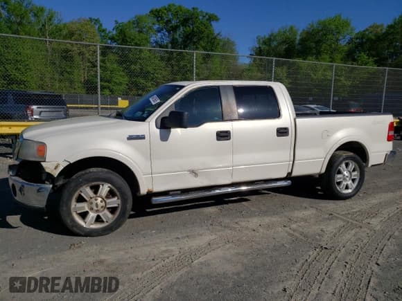 ✅ 2008 Ford F-150 XLT • VIN: 1FTPW14V88FC29804 • Lot: 54975665. Listed on Copart with Not provided. Free auction sales archive from the USA and detailed vehicle history report at DreamBid. Image 1.