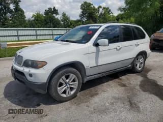 ✅ 2006 BMW X5 4.4i • VIN: 5UXFB535X6LV29423 • Lot: 65784735. Listed on Copart with 150,375 mi. Free auction sales archive from the USA and detailed vehicle history report at DreamBid. Image 1.
