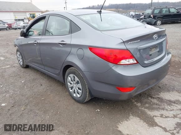 ✅ 2016 Hyundai Accent SE • VIN: KMHCT4AE5GU145653 • Lot: 43743467. Listed on IAAI with 36,238 mi. Free auction sales archive from the USA and detailed vehicle history report at DreamBid. Image 3.