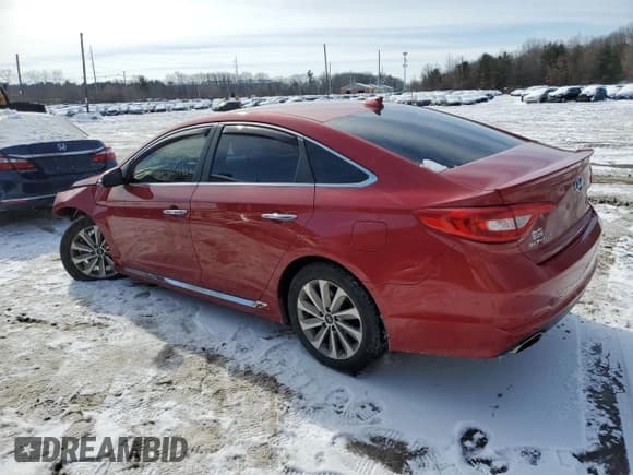 ✅ 2017 Hyundai Sonata Sport • VIN: 5NPE34AF4HH579242 • Lot: 42873743. Listed on Copart with 55,783 mi. Free auction sales archive from the USA and detailed vehicle history report at DreamBid. Image 2.