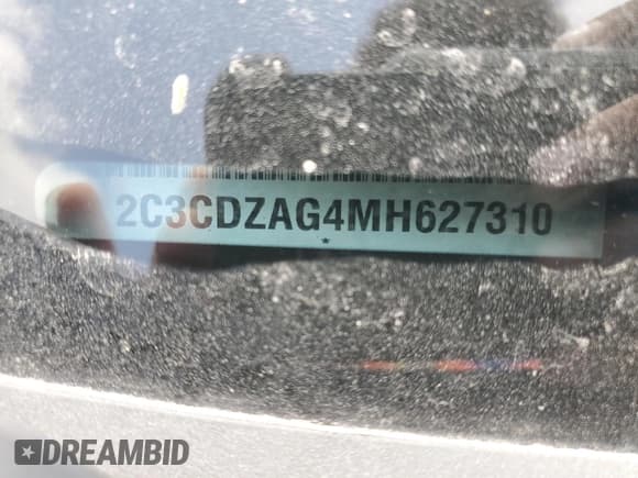 ✅ 2021 Dodge Challenger SXT • VIN: 2C3CDZAG4MH627310 • Lot: 57577624. Wystawiony na Copart z przebiegiem 57 981 mil. Bezpłatny archiwum sprzedaży aukcyjnych z USA i szczegółowy raport historii pojazdu na DreamBid. Zdjęcie 12.